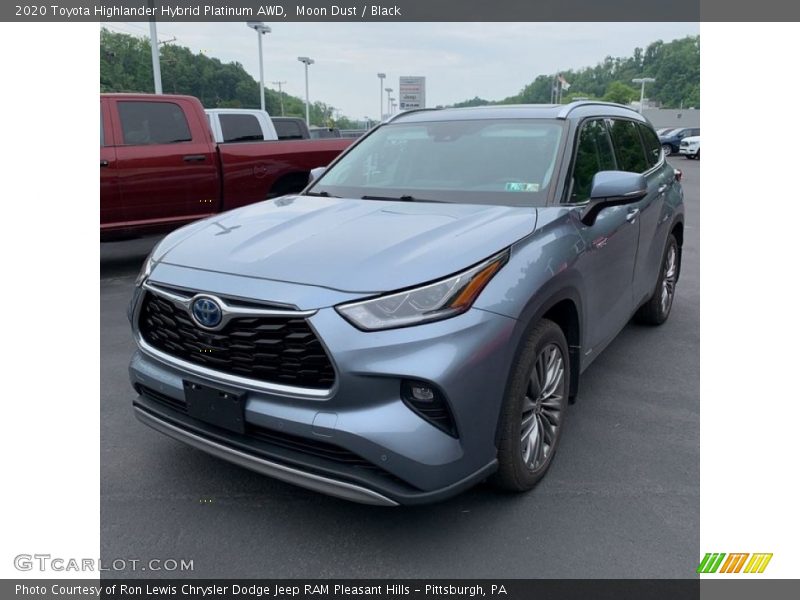 Moon Dust / Black 2020 Toyota Highlander Hybrid Platinum AWD