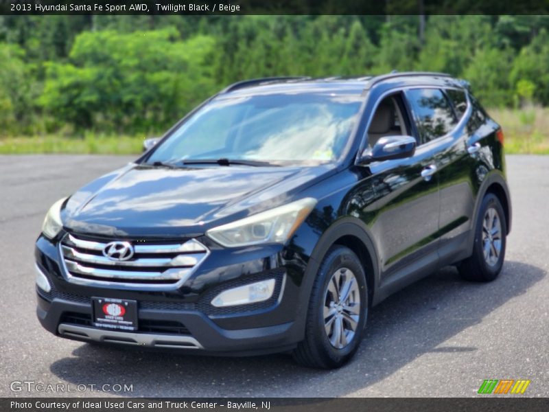 Twilight Black / Beige 2013 Hyundai Santa Fe Sport AWD
