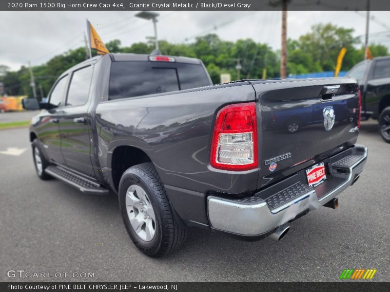 Granite Crystal Metallic / Black/Diesel Gray 2020 Ram 1500 Big Horn Crew Cab 4x4