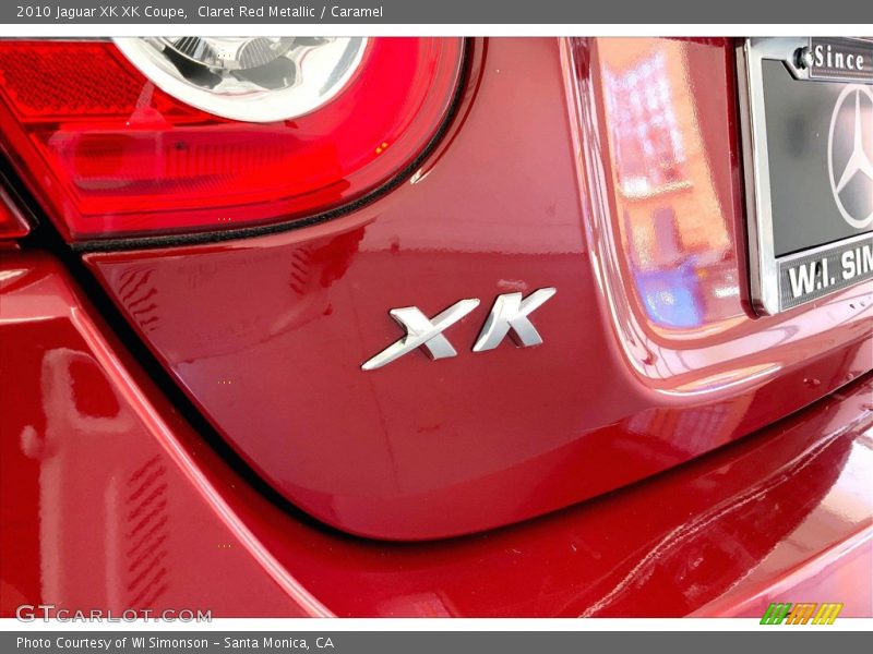 Claret Red Metallic / Caramel 2010 Jaguar XK XK Coupe