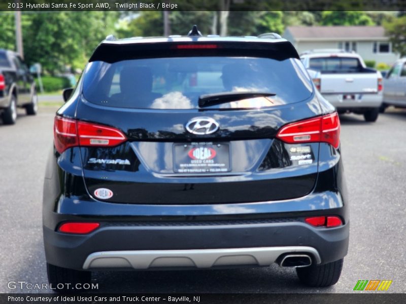 Twilight Black / Beige 2013 Hyundai Santa Fe Sport AWD