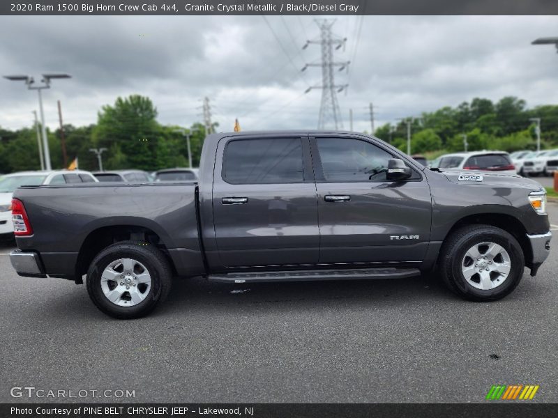  2020 1500 Big Horn Crew Cab 4x4 Granite Crystal Metallic