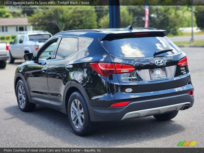 Twilight Black / Beige 2013 Hyundai Santa Fe Sport AWD