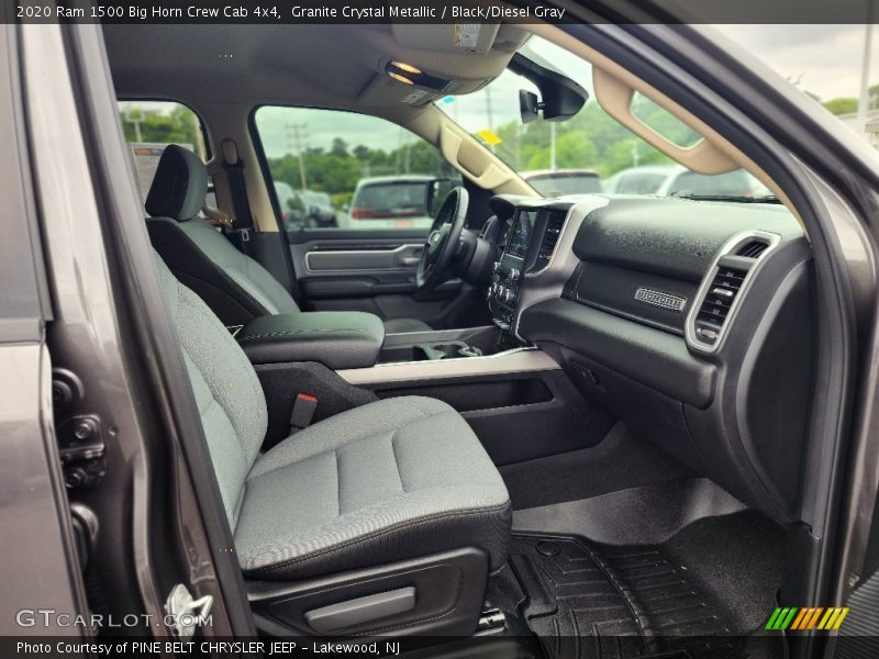 Front Seat of 2020 1500 Big Horn Crew Cab 4x4