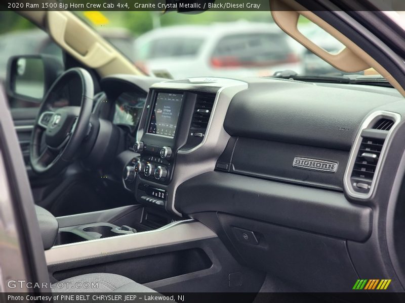 Dashboard of 2020 1500 Big Horn Crew Cab 4x4