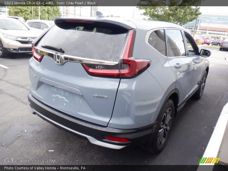 Sonic Gray Pearl / Black 2021 Honda CR-V EX-L AWD