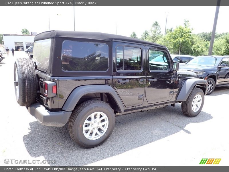 Black / Black 2023 Jeep Wrangler Unlimited Sport 4x4