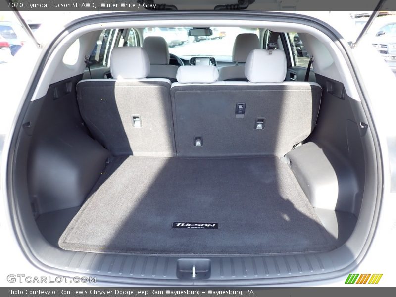 Winter White / Gray 2020 Hyundai Tucson SE AWD