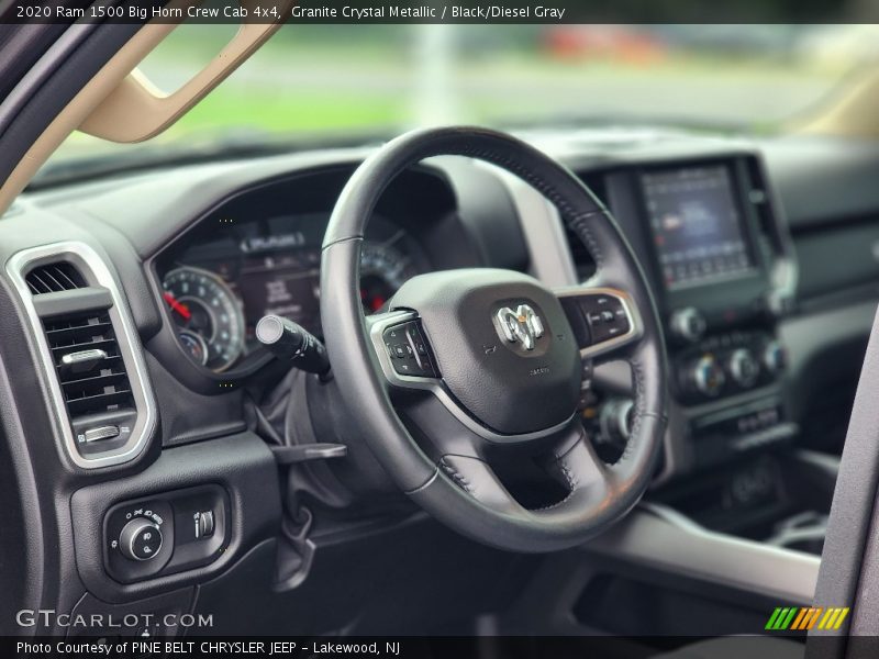 Granite Crystal Metallic / Black/Diesel Gray 2020 Ram 1500 Big Horn Crew Cab 4x4