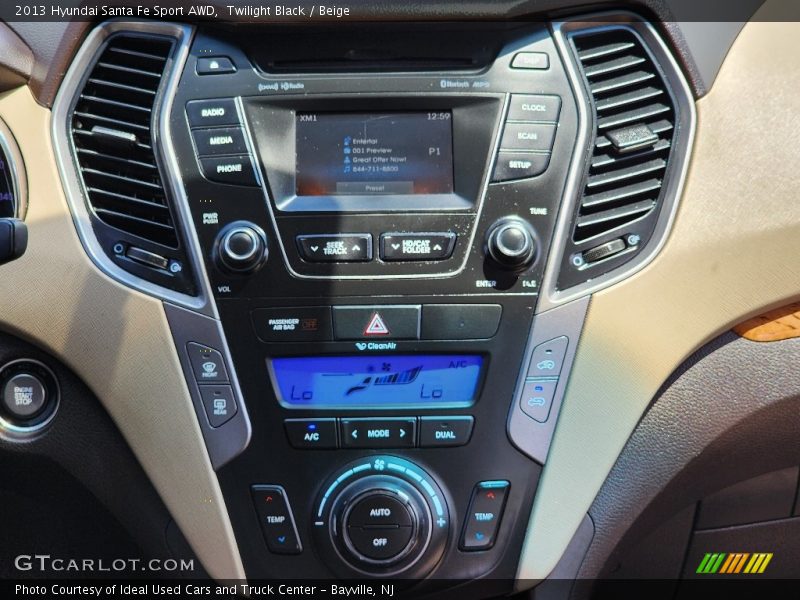 Controls of 2013 Santa Fe Sport AWD