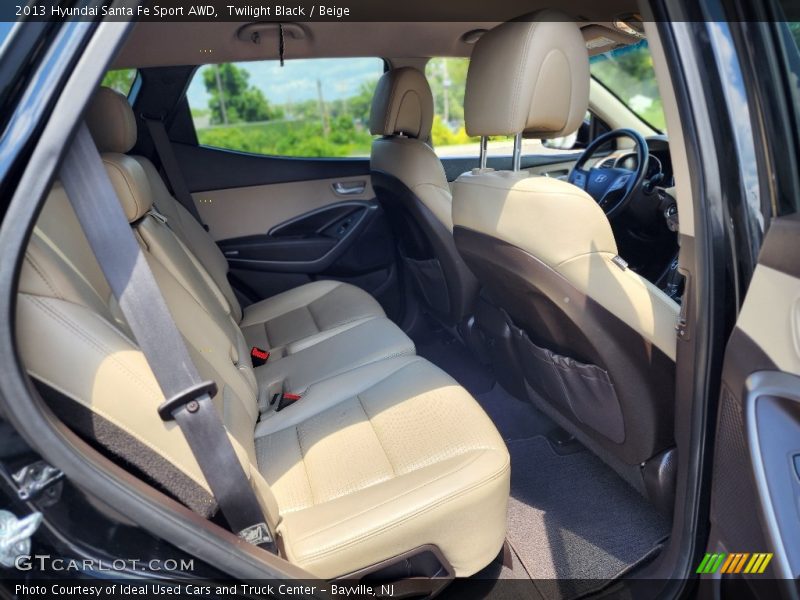 Rear Seat of 2013 Santa Fe Sport AWD