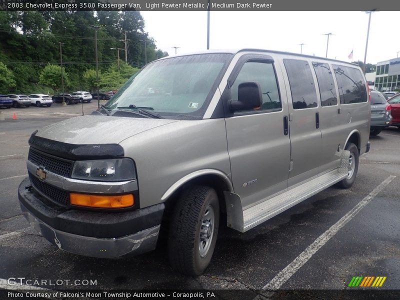 Light Pewter Metallic / Medium Dark Pewter 2003 Chevrolet Express 3500 Passenger Van