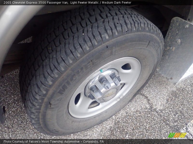 Light Pewter Metallic / Medium Dark Pewter 2003 Chevrolet Express 3500 Passenger Van