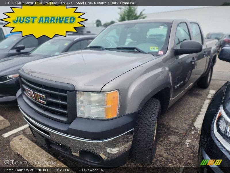 Steel Gray Metallic / Dark Titanium 2013 GMC Sierra 1500 Regular Cab 4x4