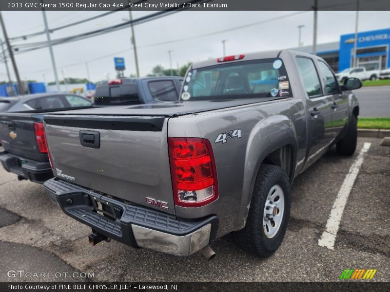 Steel Gray Metallic / Dark Titanium 2013 GMC Sierra 1500 Regular Cab 4x4