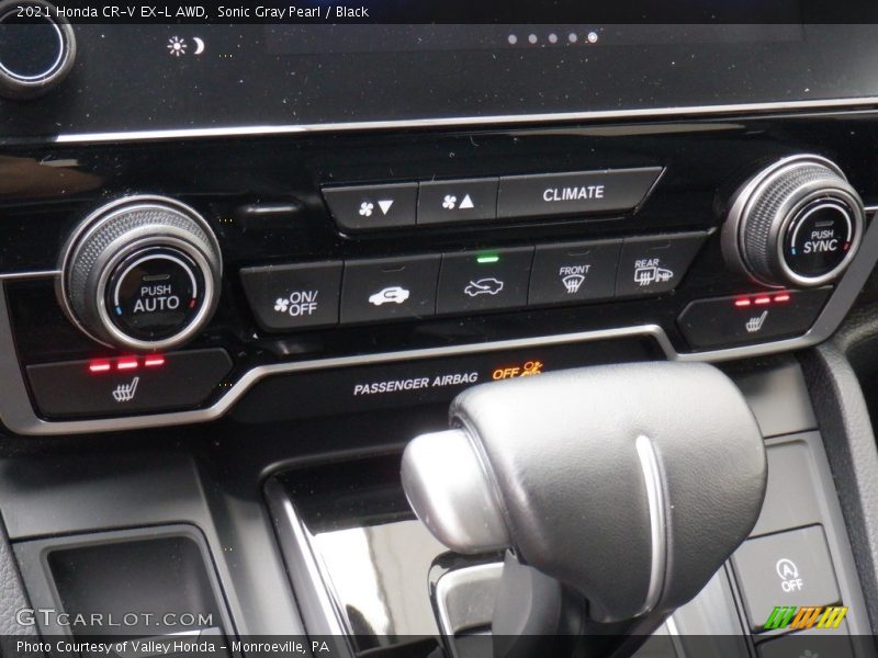 Sonic Gray Pearl / Black 2021 Honda CR-V EX-L AWD