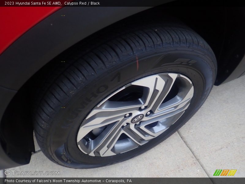 Calypso Red / Black 2023 Hyundai Santa Fe SE AWD