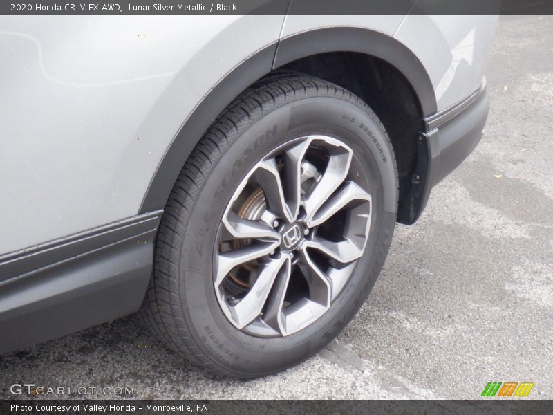 Lunar Silver Metallic / Black 2020 Honda CR-V EX AWD