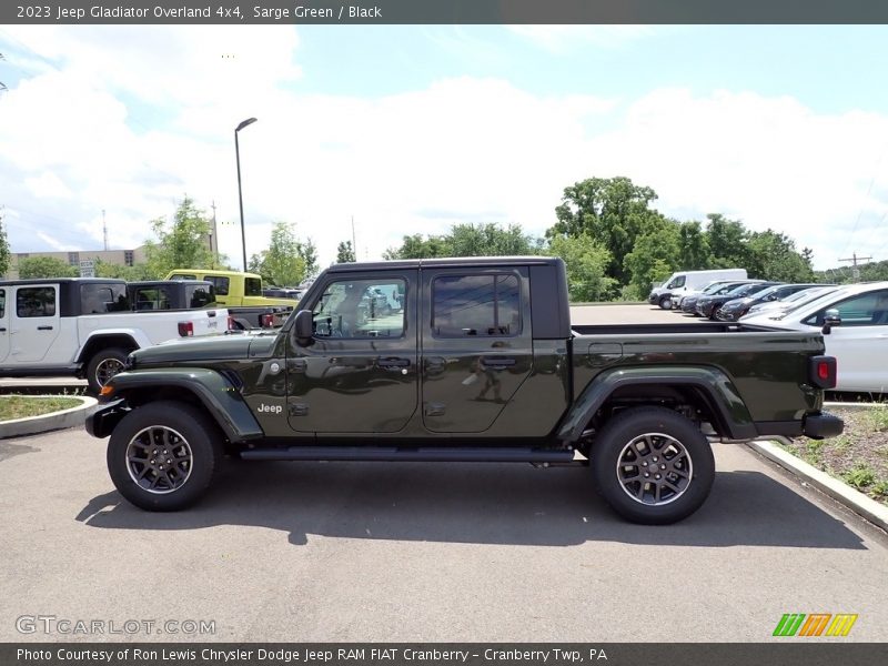 Sarge Green / Black 2023 Jeep Gladiator Overland 4x4