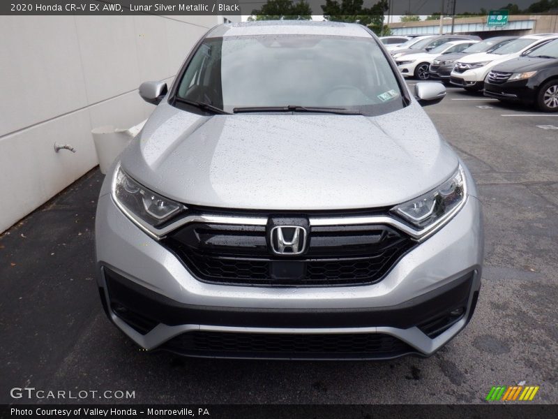 Lunar Silver Metallic / Black 2020 Honda CR-V EX AWD