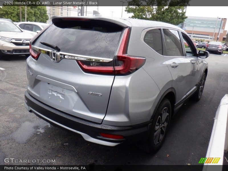 Lunar Silver Metallic / Black 2020 Honda CR-V EX AWD