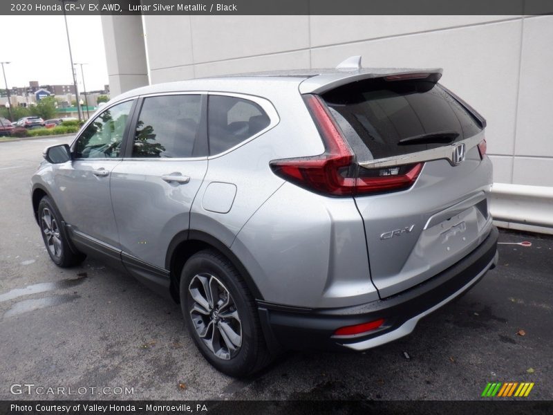 Lunar Silver Metallic / Black 2020 Honda CR-V EX AWD