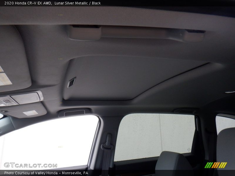 Lunar Silver Metallic / Black 2020 Honda CR-V EX AWD
