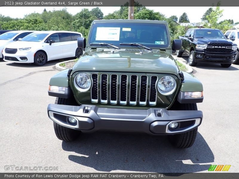 Sarge Green / Black 2023 Jeep Gladiator Overland 4x4