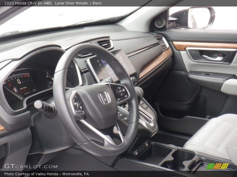 Lunar Silver Metallic / Black 2020 Honda CR-V EX AWD