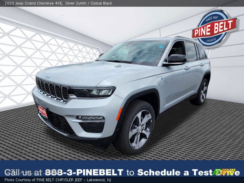 Silver Zynith / Global Black 2023 Jeep Grand Cherokee 4XE
