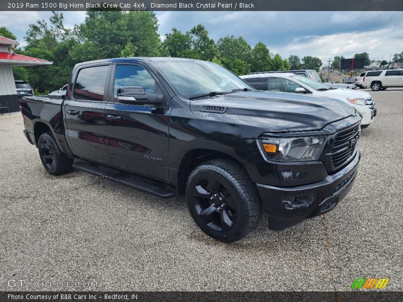 Diamond Black Crystal Pearl / Black 2019 Ram 1500 Big Horn Black Crew Cab 4x4