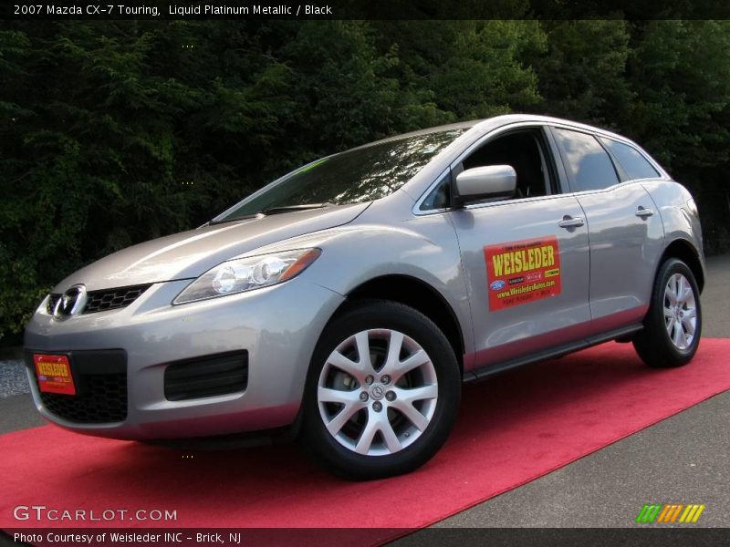 Liquid Platinum Metallic / Black 2007 Mazda CX-7 Touring