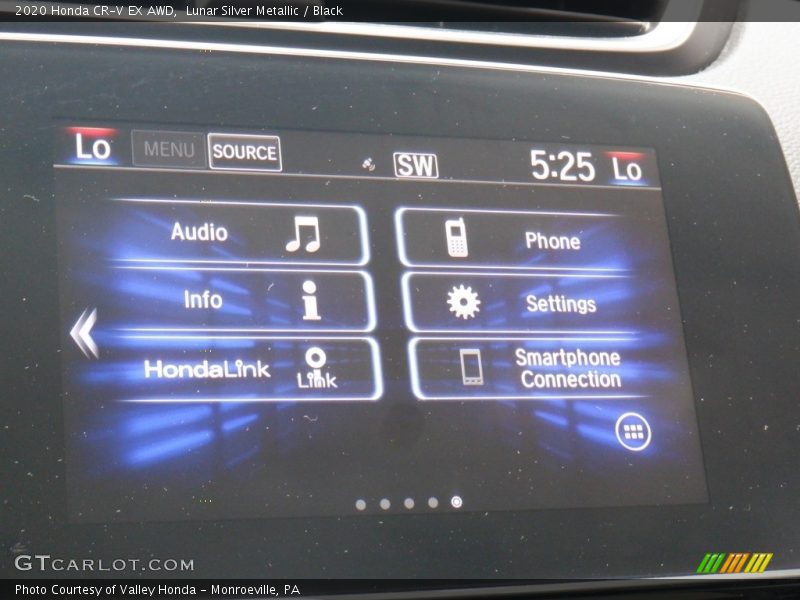 Lunar Silver Metallic / Black 2020 Honda CR-V EX AWD