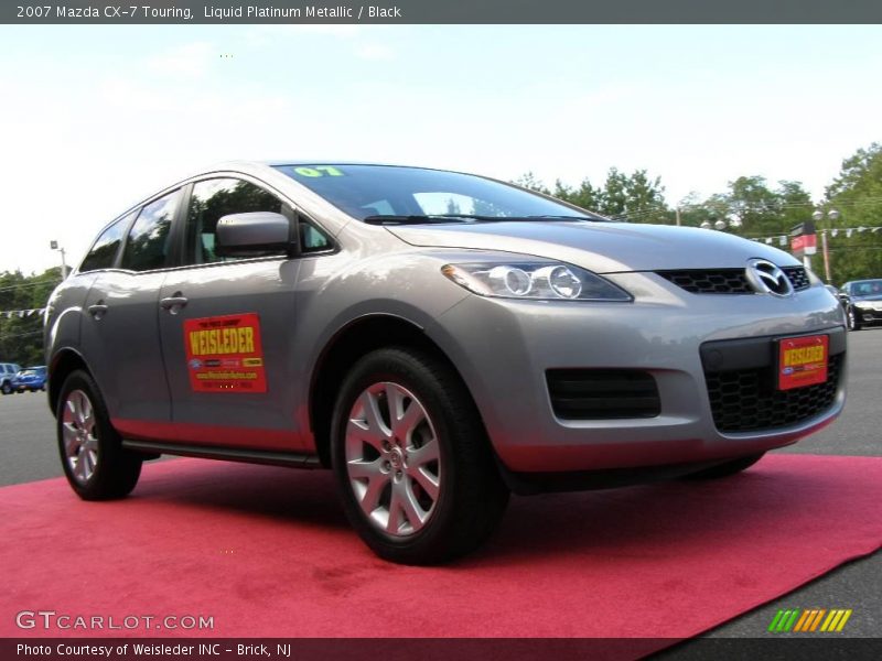 Liquid Platinum Metallic / Black 2007 Mazda CX-7 Touring