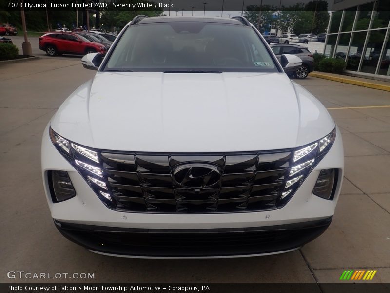 Serenity White / Black 2023 Hyundai Tucson Limited AWD