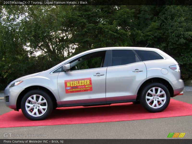 Liquid Platinum Metallic / Black 2007 Mazda CX-7 Touring