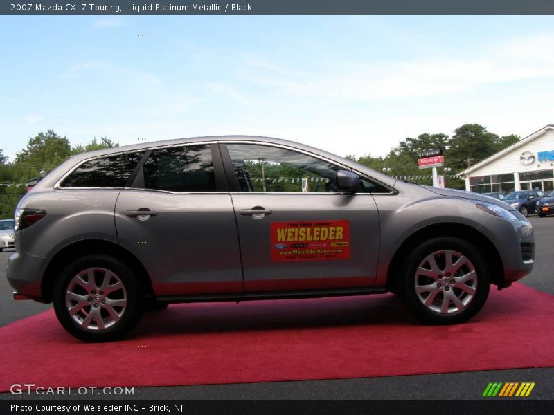 Liquid Platinum Metallic / Black 2007 Mazda CX-7 Touring