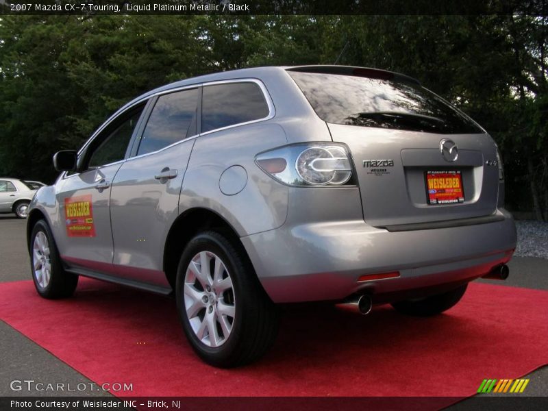 Liquid Platinum Metallic / Black 2007 Mazda CX-7 Touring