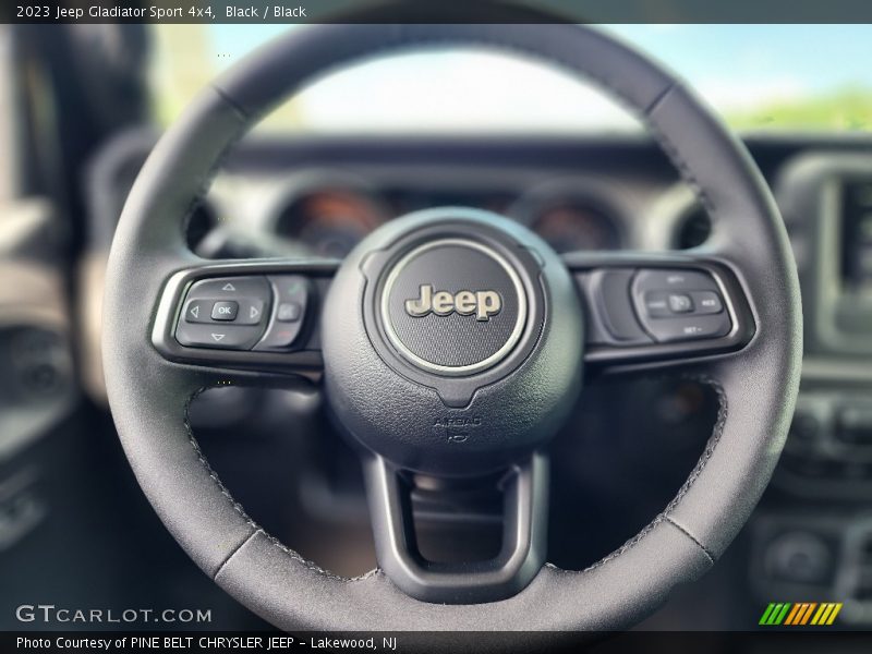 Black / Black 2023 Jeep Gladiator Sport 4x4