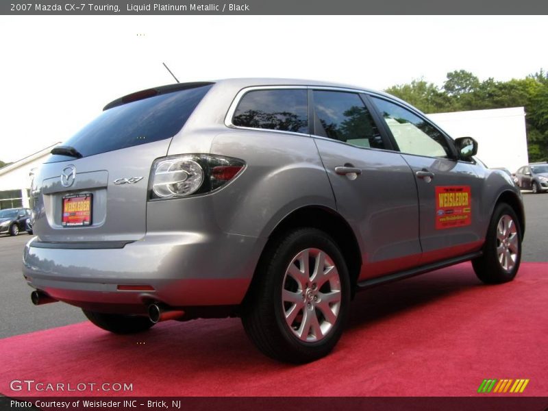 Liquid Platinum Metallic / Black 2007 Mazda CX-7 Touring