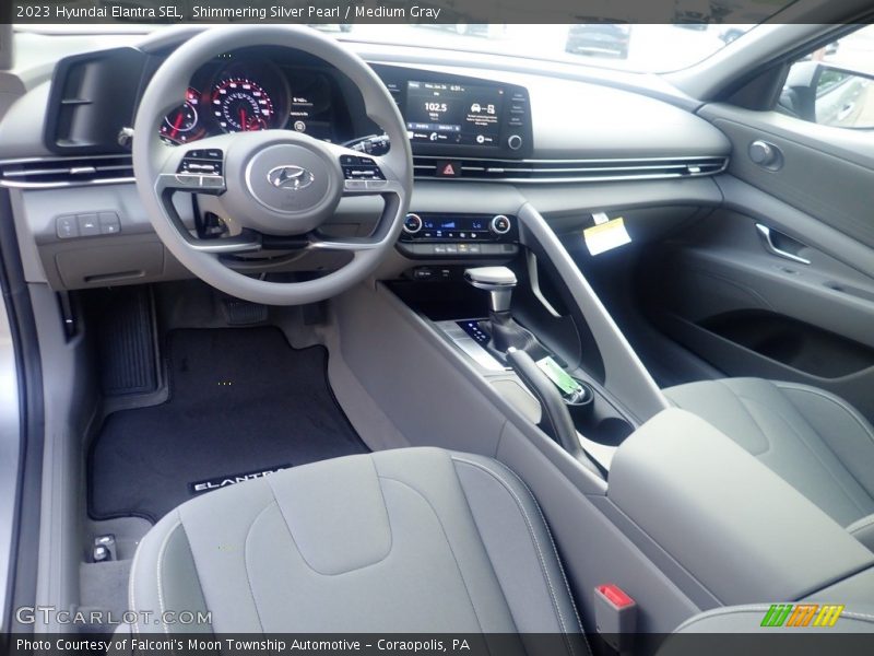  2023 Elantra SEL Medium Gray Interior