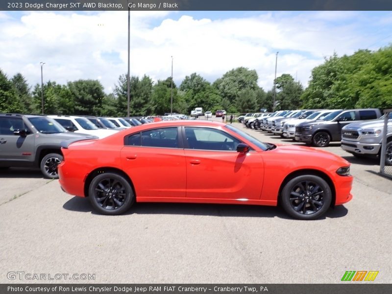  2023 Charger SXT AWD Blacktop Go Mango