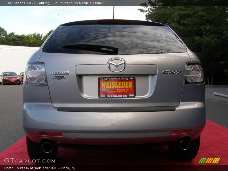 Liquid Platinum Metallic / Black 2007 Mazda CX-7 Touring