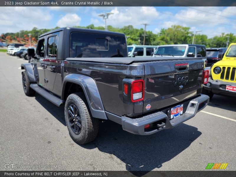 Granite Crystal Metallic / Black 2023 Jeep Gladiator Sport 4x4