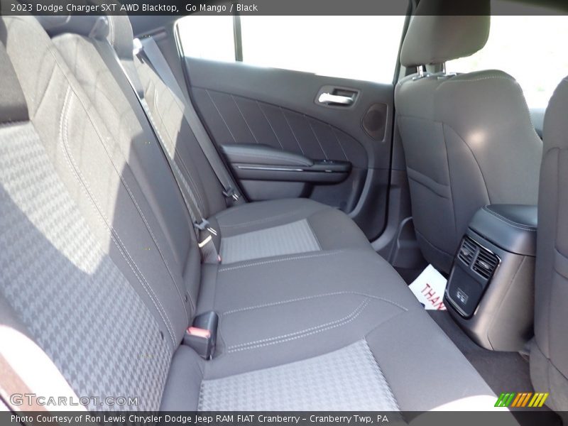 Go Mango / Black 2023 Dodge Charger SXT AWD Blacktop