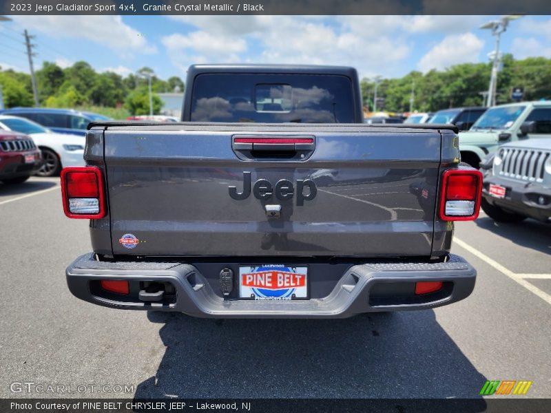 Granite Crystal Metallic / Black 2023 Jeep Gladiator Sport 4x4