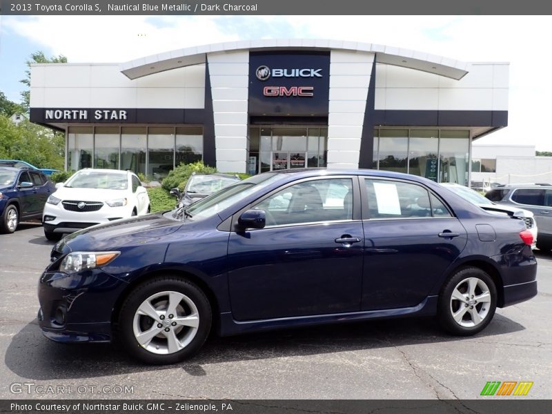 Nautical Blue Metallic / Dark Charcoal 2013 Toyota Corolla S