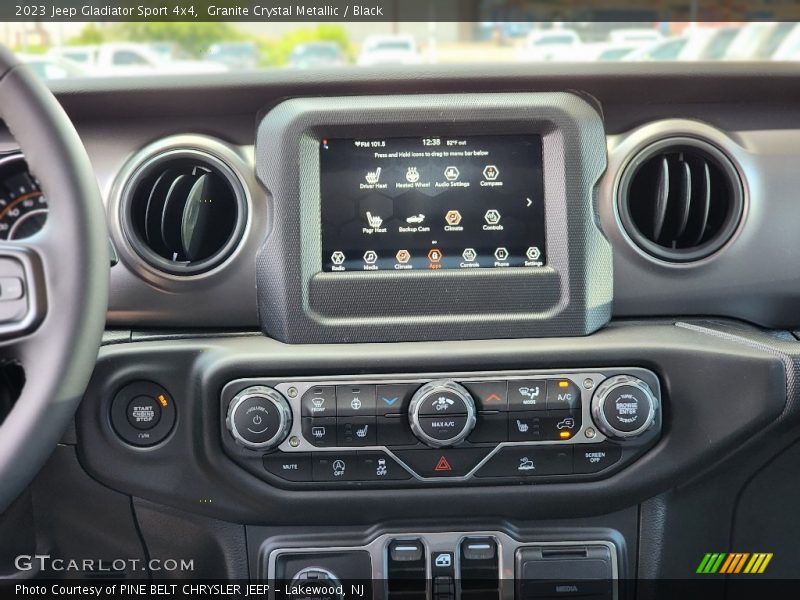 Granite Crystal Metallic / Black 2023 Jeep Gladiator Sport 4x4