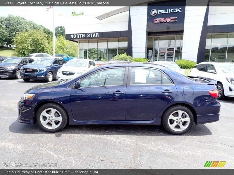 Nautical Blue Metallic / Dark Charcoal 2013 Toyota Corolla S