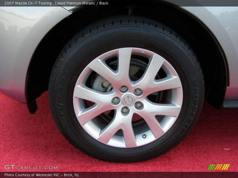 Liquid Platinum Metallic / Black 2007 Mazda CX-7 Touring